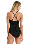 SEAFOLLY GATHERED WRAP FRONT ONE PIECE